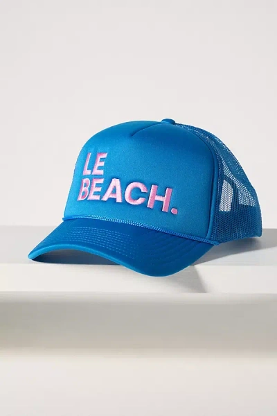 Secret Charm Le Playa Trucker Hat In Blue