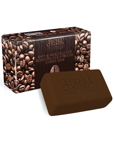 Secret Collagen Dnu  6.17oz Anti-acne & Cellulite Reducing Cold Process Coffee Soap