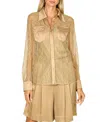 Secret Mission Aubree Top In Caramel