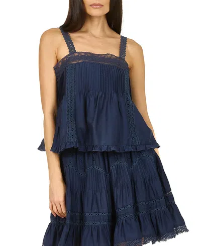 Secret Mission Audrey Top In Navy