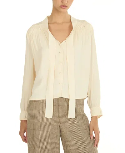 Secret Mission Eliza Blouse In Neutral