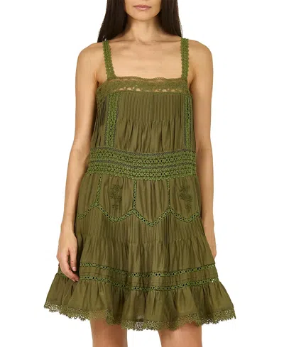Secret Mission Jacques Dress In Hunter Green
