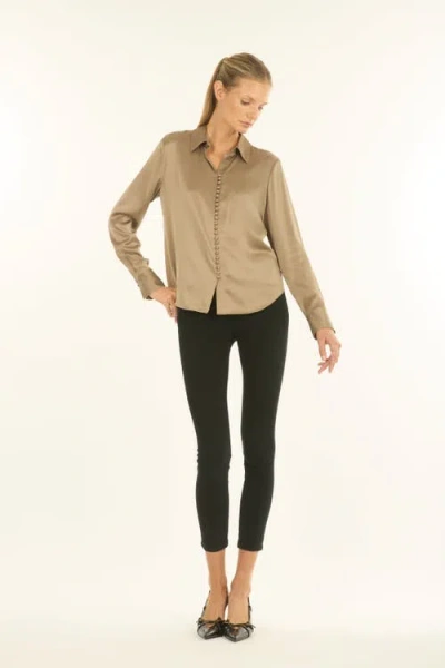 Secret Mission Joanne Blouse In Neutral