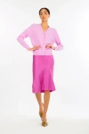 Secret Mission Lainey Midi Skirt In Pink