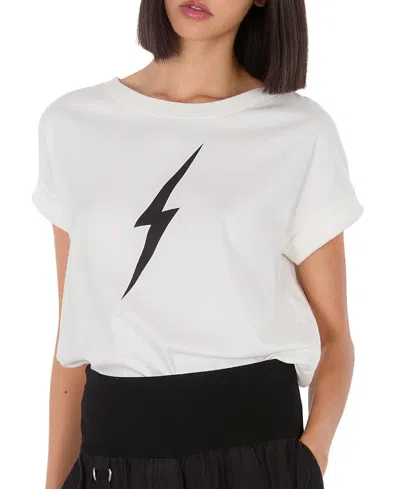 Secret Mission Lightning Tee In Orange