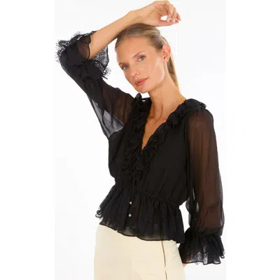 Secret Mission Milana Top In Black