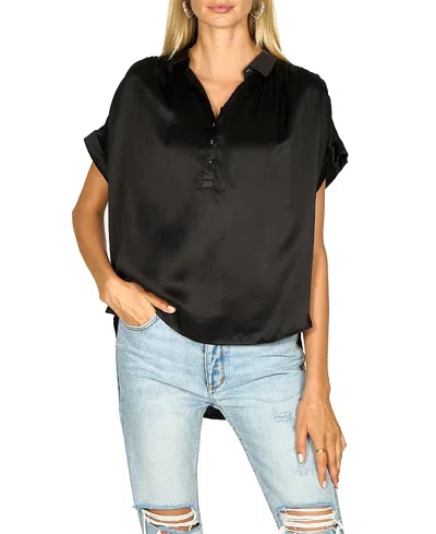 Secret Mission Peggy Blouse In Black