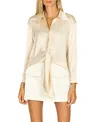Secret Mission Rae Top In Antique Creme