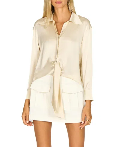 Secret Mission Rae Top In Antique Creme