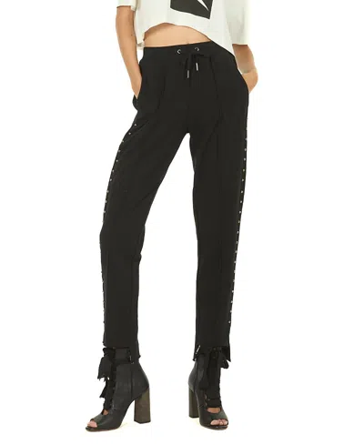 Secret Mission Sadye Sweatpants With Studs In Animal Print