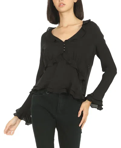 Secret Mission Sander Blouse In Black