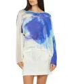 Secret Mission Vanna Top In Azure Morning Glory