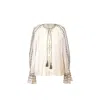 Secret Mission Millie Blouse In White
