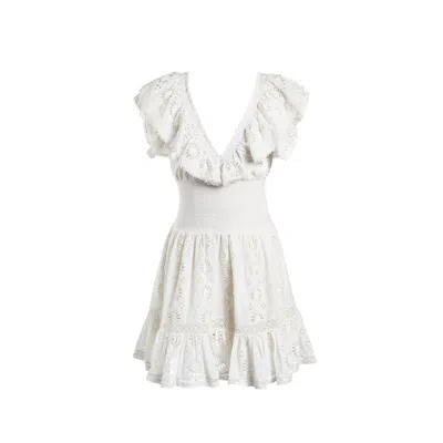 Secret Mission Women's White Tanya Dress - Organic Cotton