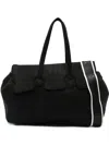 Secret Pon-pon Secret Pon Pon Monica Tote Large Tote In Black