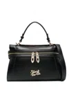 Secret Pon-pon Small Ines Tote Bag In Black