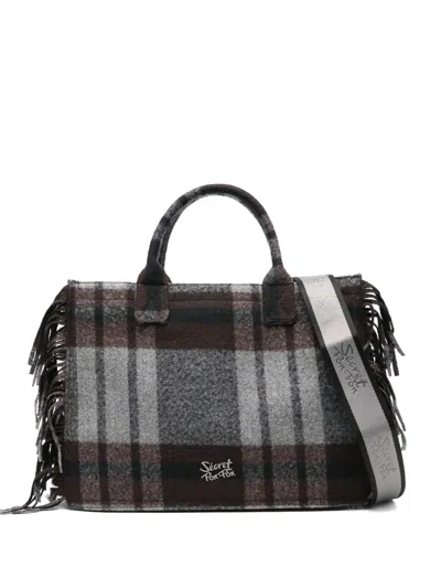 Secret Pon-pon Large Isabella Tote Bag In Black