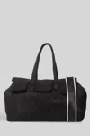 Secret Pon-pon Secret Pon Pon Monica Tote Large Tote In Black