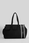 Secret Pon-pon Secret Pon Pon Monica Tote Medium Tote In Black