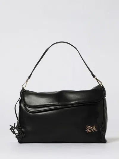 Secret Pon-pon Shoulder Bag  Woman Color Black