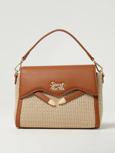 Secret Pon-pon Shoulder Bag  Woman Color Brown