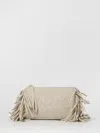 Secret Pon-pon Shoulder Bag  Woman Color Cream In Brown