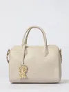 Secret Pon-pon Shoulder Bag  Woman Color Cream In White