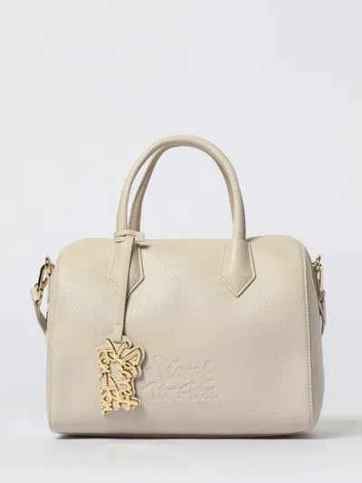 Secret Pon-pon Shoulder Bag  Woman Color Cream In White