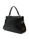Secret Pon-pon Small Ines Tote Bag In Black