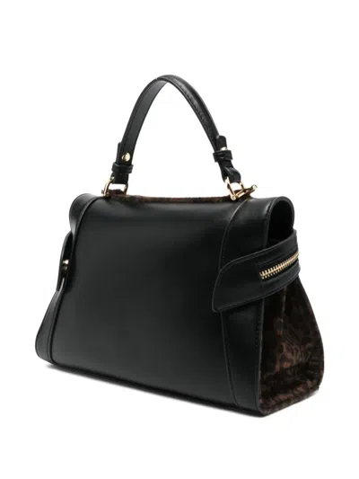 Secret Pon-pon Small Ines Tote Bag In Black
