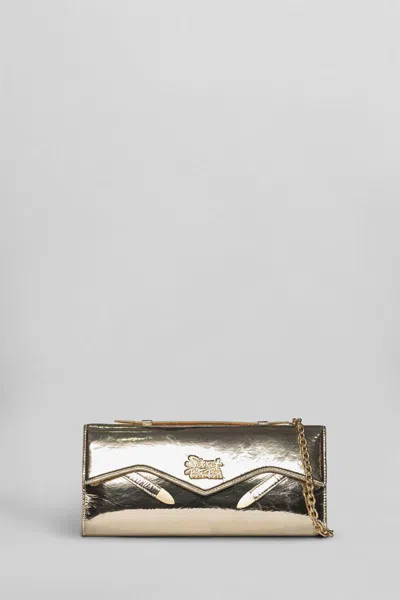 Secret Pon-pon Secret Pon Pon Sparkilg Clutch Clutch In Gold