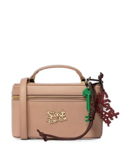Secret Pon-pon Alexandra Mini Bag In Neutral