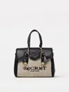 Secret Pon-pon Crossbody Bags  Woman Color Black