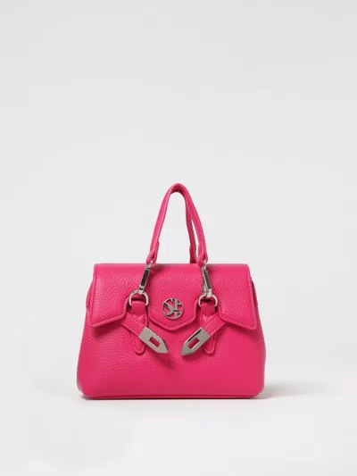 Secret Pon-pon Crossbody Bags  Woman Color Fuchsia