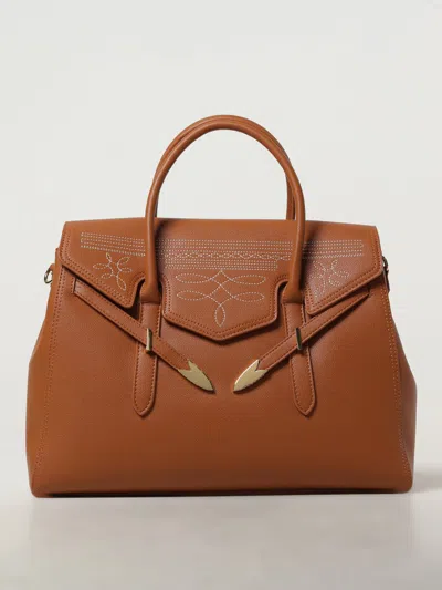 Secret Pon-pon Handbag  Woman Colour Leather