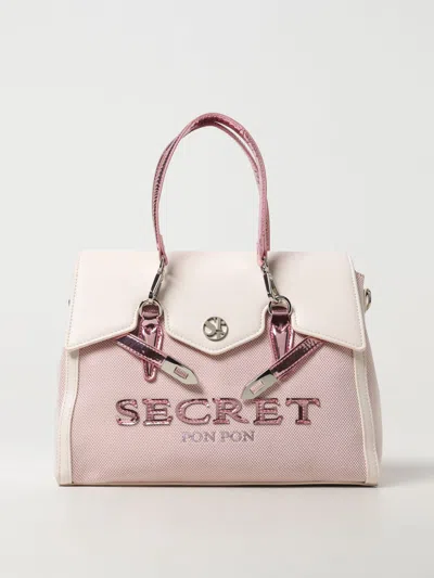 Secret Pon-pon Shoulder Bag  Woman In Pink