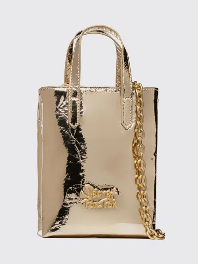 Secret Pon-pon Shoulder Bag Woman Color Gold