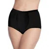 Secret Solutions Power Mesh Firm Control Shaping Brief In Black