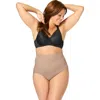 Secret Solutions Instant Shaper Medium Control Seamless High Waist Brief In Neutral