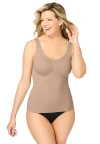 Secret Solutions Instant Shaper Medium Control Seamless Shaping Cami In Nude