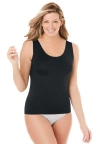 Secret Solutions Invisible Shaper Light Control Camisole In Black