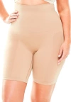 Secret Solutions Tummy And Thigh Medium-control Instant Shaper In Neutral