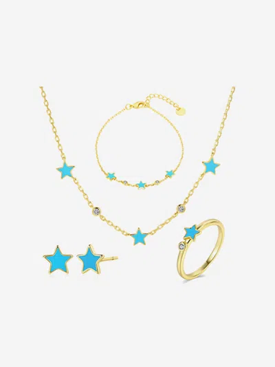 Secret Spoils Kids'  Girls Blue Star 5 Piece Jewellery Set
