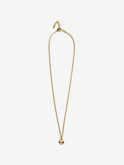 Secret Spoils Kids'  Girls Pink And White Doughnut Necklace