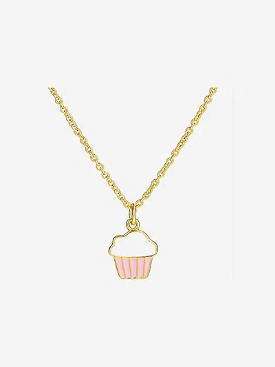 Secret Spoils Kids'  Girls Pink Cupcake Necklace