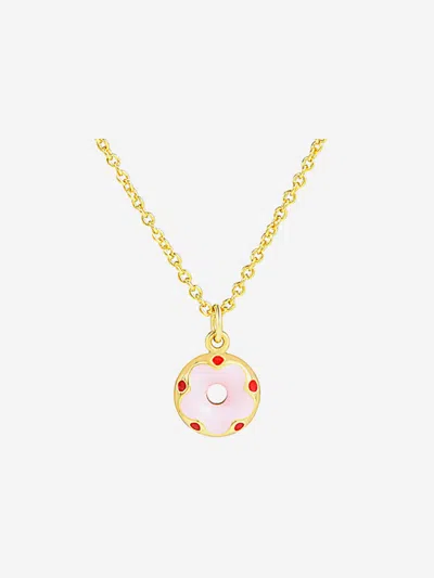 Secret Spoils Kids'  Girls Pink Doughnut Necklace