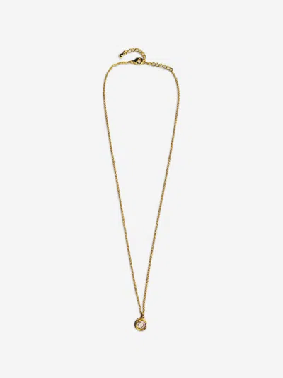 Secret Spoils Kids'  Girls Yellow Doughnut Necklace In Orange