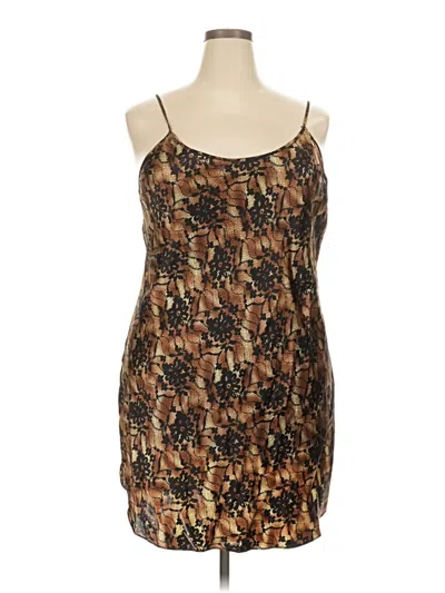 Pre-owned Secret Treasures Casual Dress In Brown