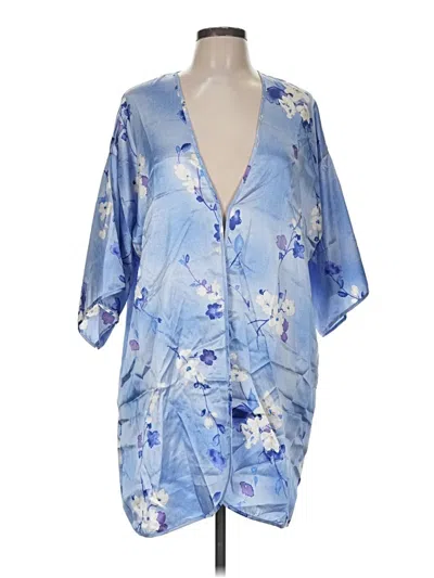 Pre-owned Secret Treasures Kimono In Blue