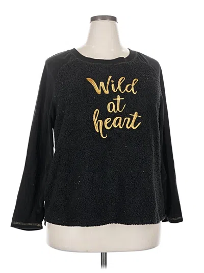 Pre-owned Secret Treasures Pullover Sweater In Black